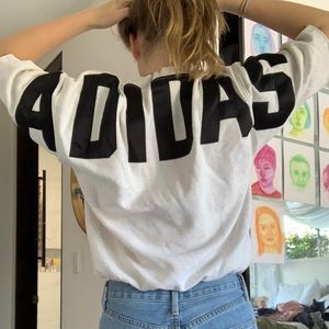 Cool adidas cut off sleeve sweater